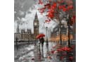 QUEENCE Leinwandbild Big Ben im Herbst 60x60 cm Bild 1