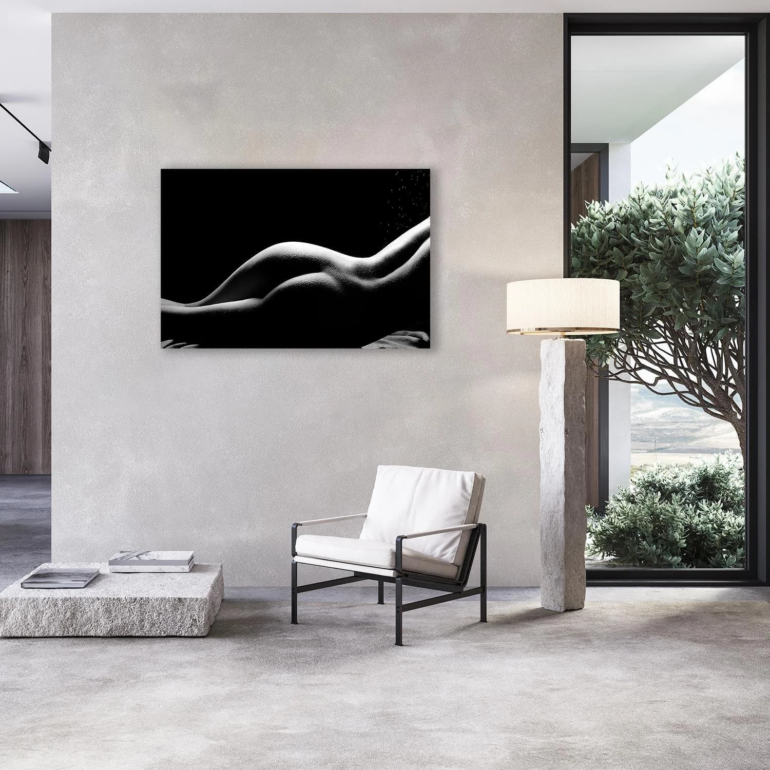QUEENCE Verführerische Aktfotografie Wandbild 120x80 cm