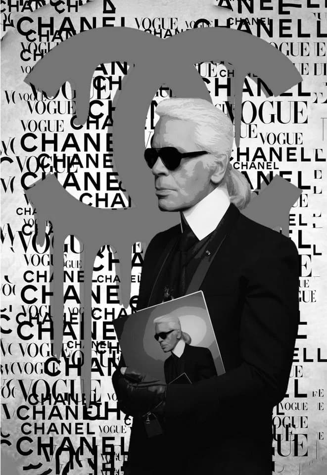 Affengeilebilder Poster Kunstdruck "BRAND by RS Artist" Chanel Kollektion - Bild 2