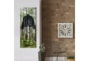 queence Wandgarderobe Birke Acrylglas mit 6 Edelstahlhaken Bild 1