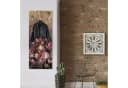 queence Wandgarderobe Blumen Bunt Acrylglas mit 6 Edelstahlhaken Bild 1
