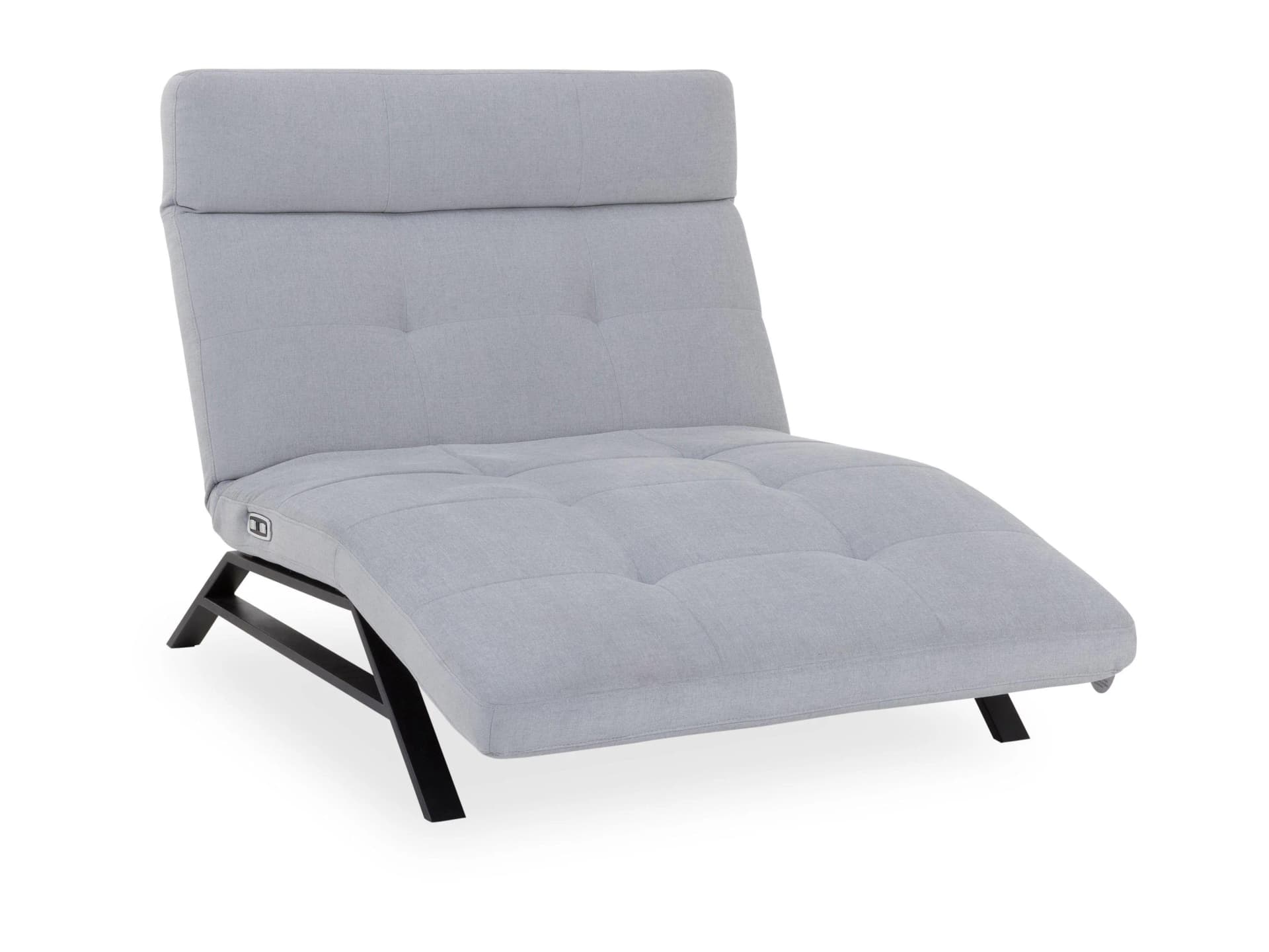 Einzelliege maxi CHRISTIE Loft Blau Motorische Verstellung