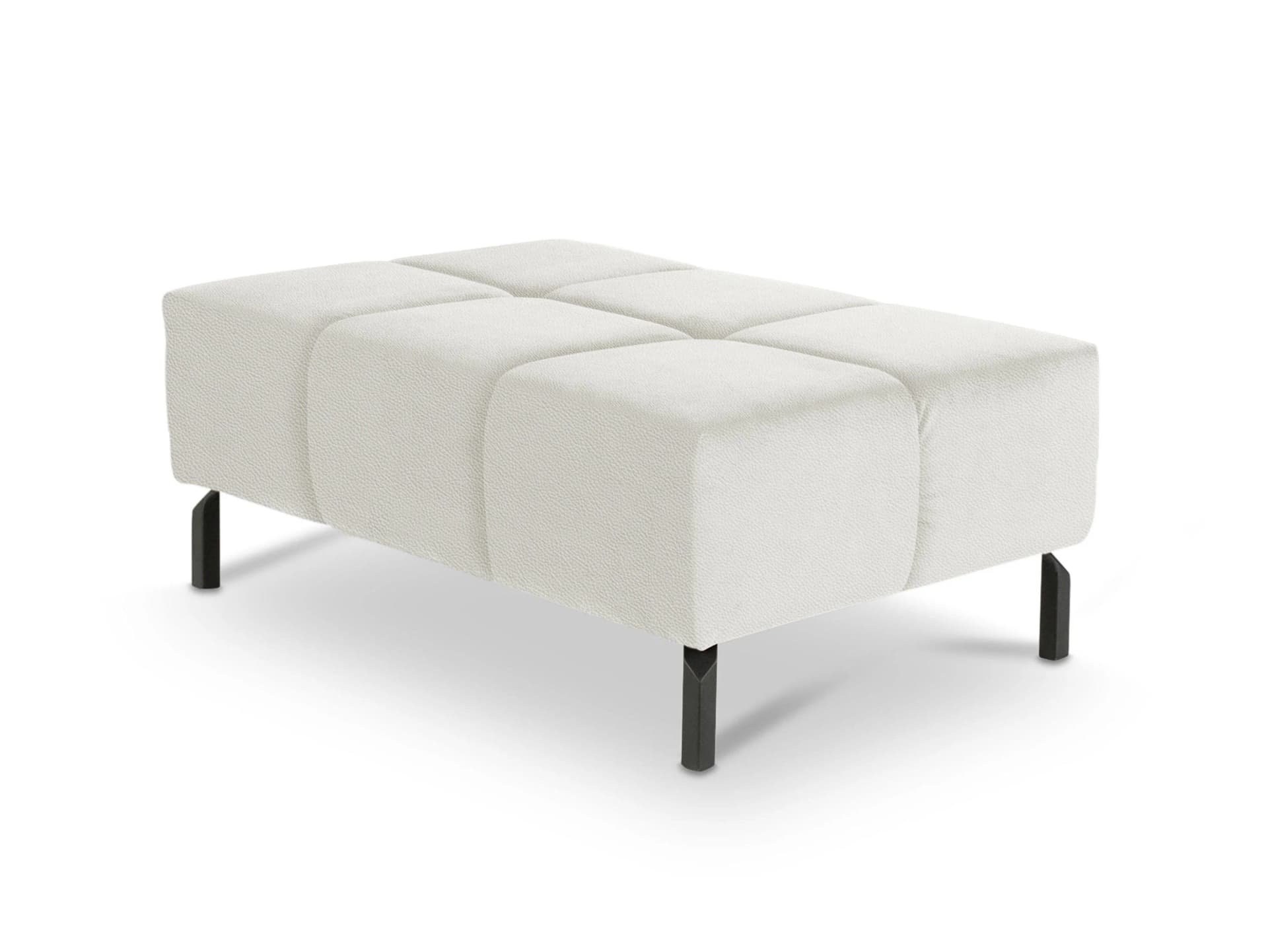Hockerbank CATELYN Leder Life Line Sitzhöhe 43 cm Metallfuß