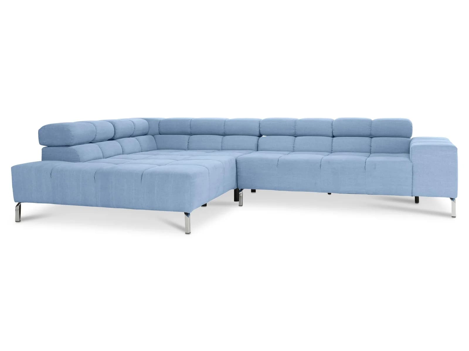 Loft Polsterecke CATELYN Stoff Vintage 5-fach verstellbar
