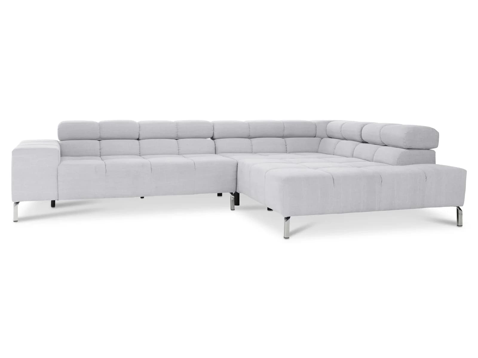Loft Polsterecke CATELYN Stoff Vintage 5-fach verstellbar