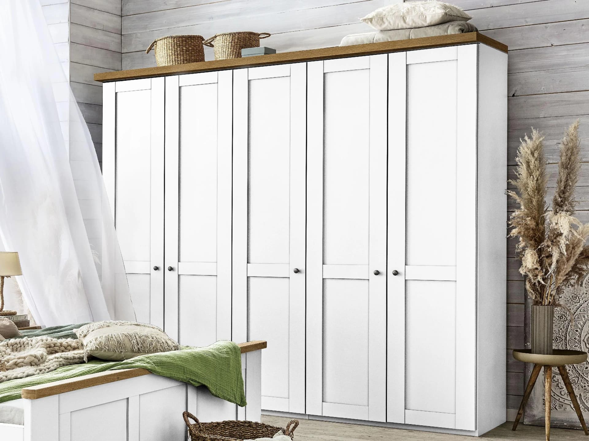 Kleiderschrank SANSIBAR AALBORG Weiß