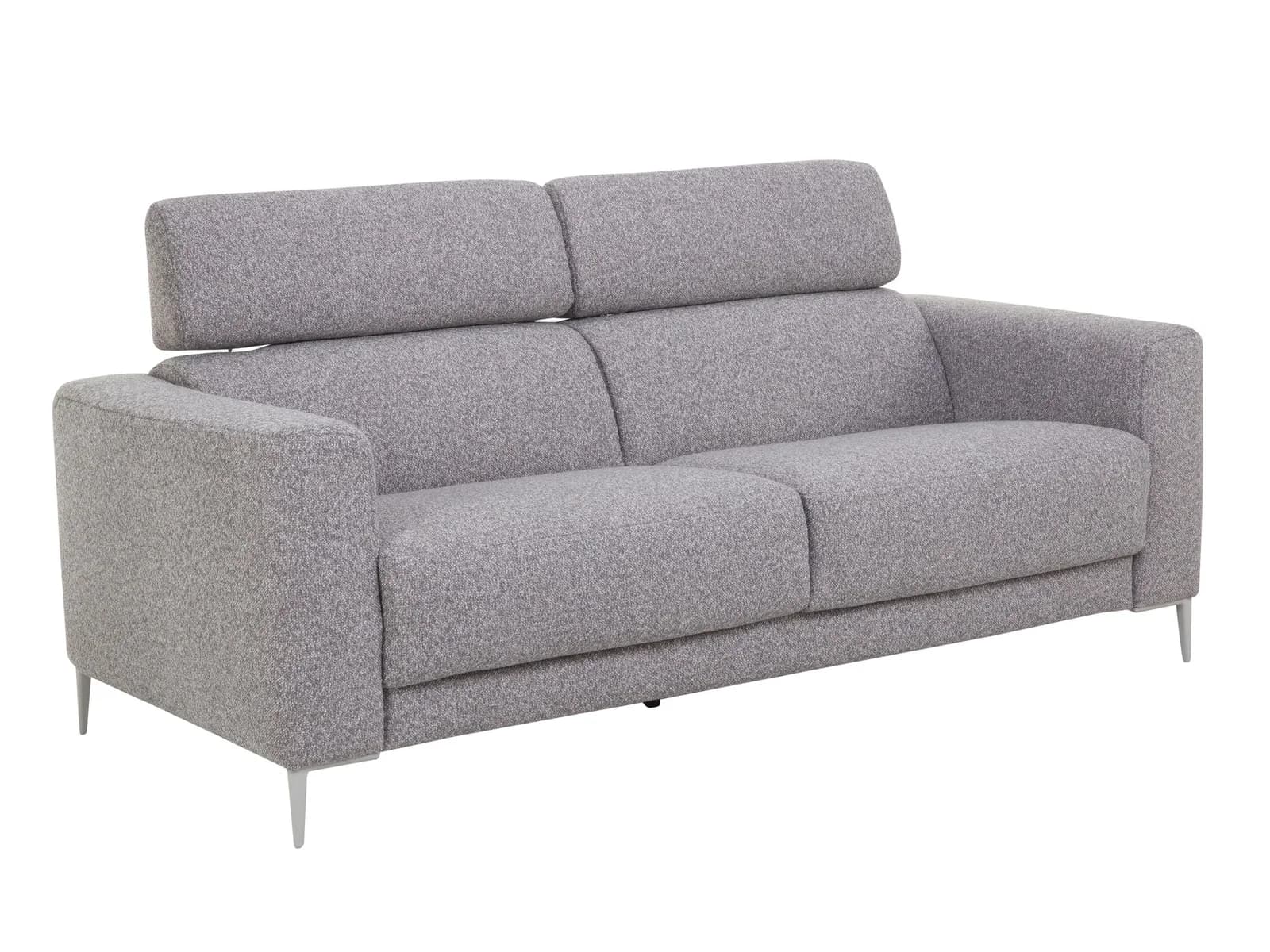 Sofa 2 Sitzer MONDO NAILA Stoff Luando silver