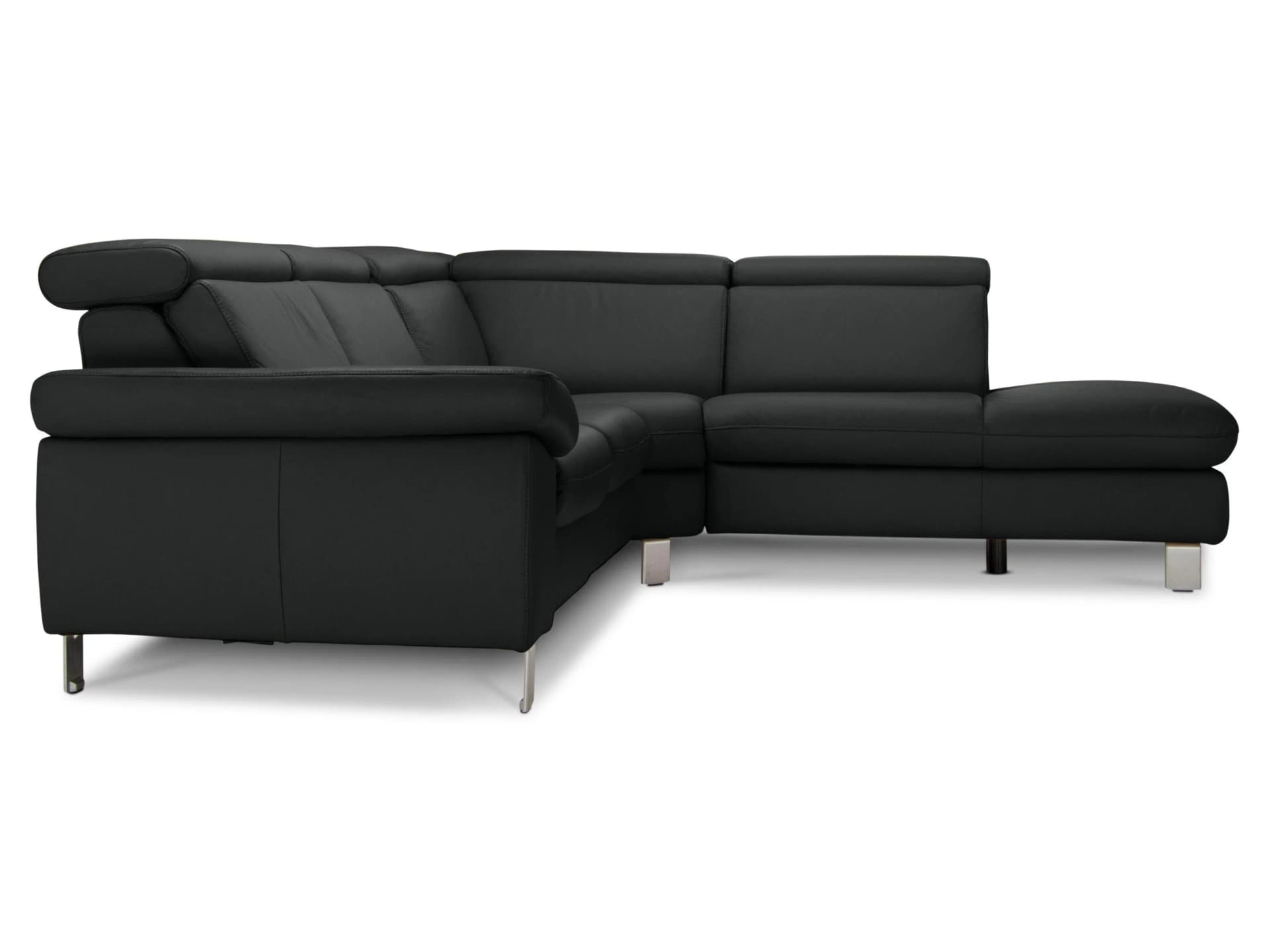 Polsterecke vito TONGA Leder Punch Ecksofa mit Hocker