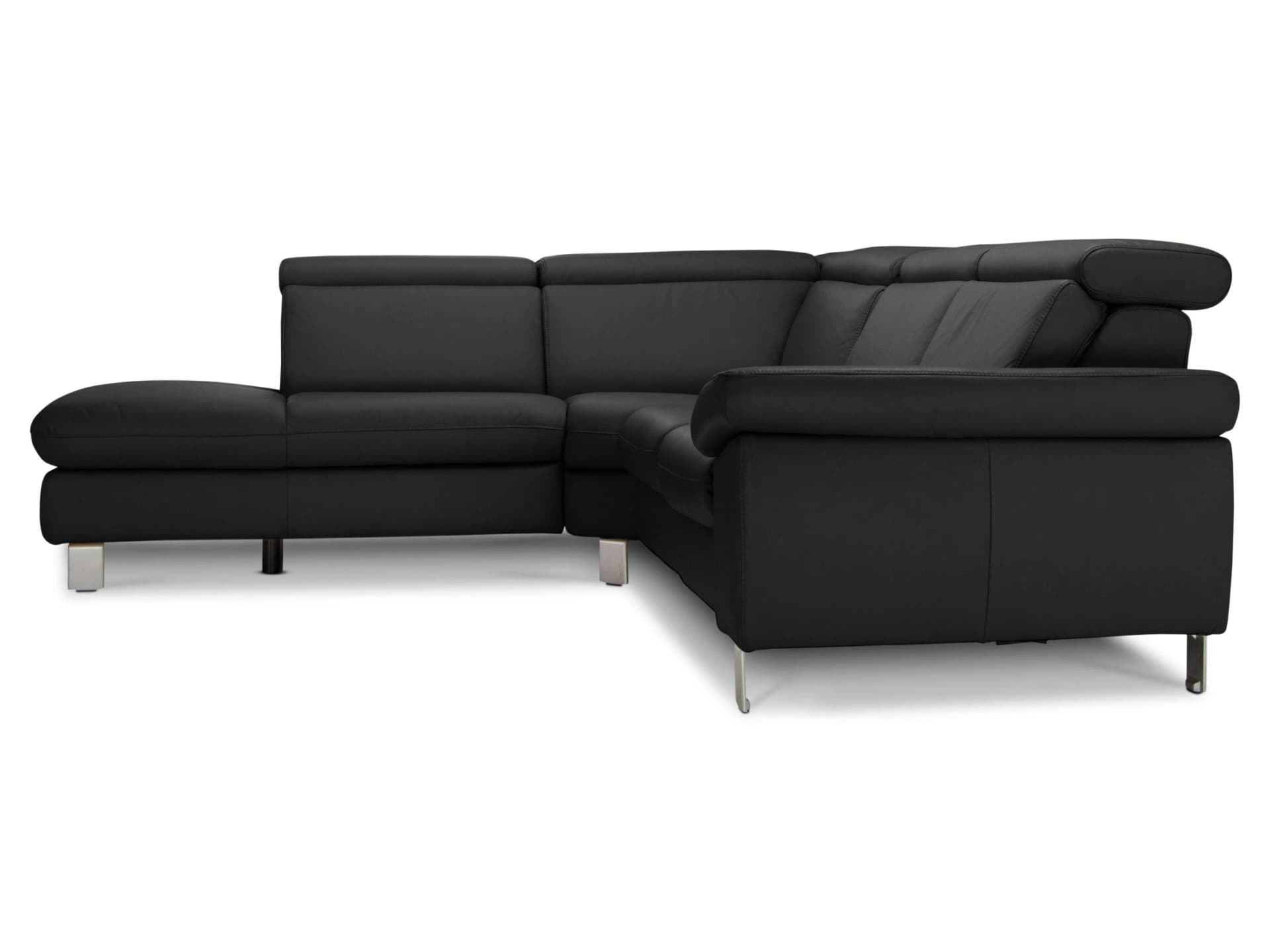 Vito Polsterecke TONGA Leder Punch mit Hocker und Relaxfunktion