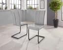 OTTO HOME Freischwinger Oliver Grau/Schwarz Gepolstert Bild 1