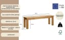 OTTO HOME Konrad Sitzbank Beige Massivholz Kiefer Bild 3