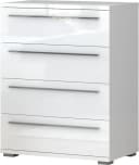 OTTO HOME Piano Schubkastenkommode weiß hochglänzend mit Soft-Close Bild 1