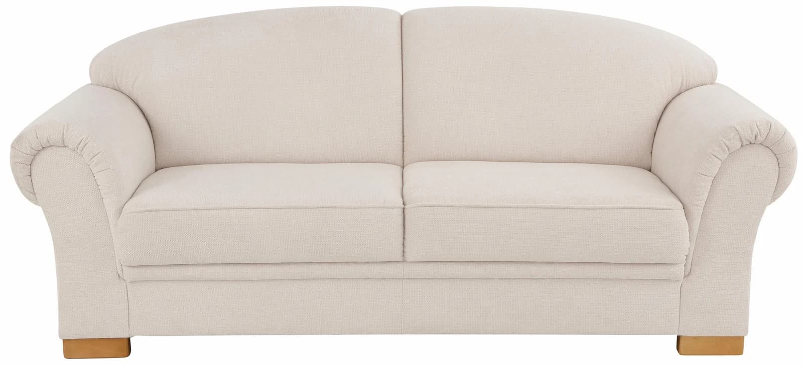 HOME AFFAIRE 3-Sitzer Sofa Amrum Beige Chenille Landhaus