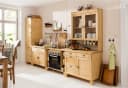 HOME AFFAIRE Herdumbauschrank Oslo Massivholz Beige 100cm Bild 1