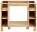 HOME AFFAIRE Herdumbauschrank Oslo Massivholz Beige 100cm Bild 2