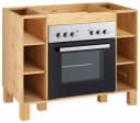 HOME AFFAIRE Herdumbauschrank Oslo Massivholz Beige 100cm Bild 3