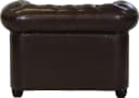 HOME AFFAIRE Chesterfield-Sessel Rysum Dunkelbraun Microfaser Lederoptik Bild 4