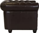 HOME AFFAIRE Chesterfield-Sessel Rysum Dunkelbraun Microfaser Lederoptik Bild 5