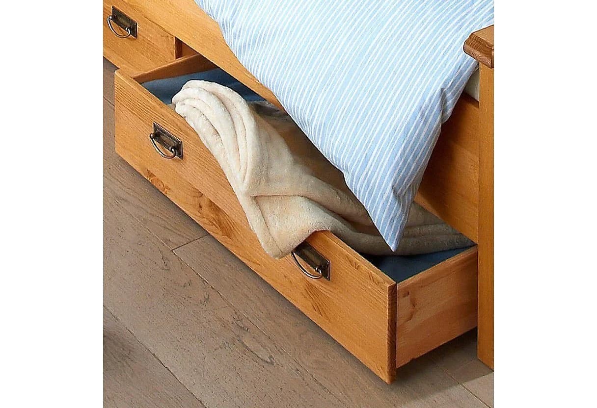 OTTO HOME Konrad Schubkasten Beige Massivholz Gelaugt Geölt
