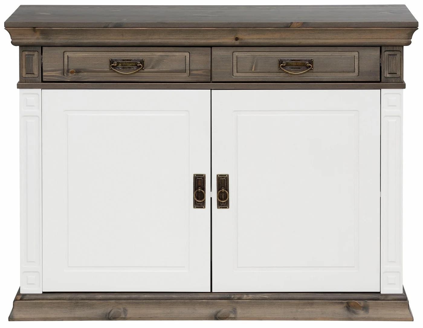OTTO HOME Kommode Vinales Weiß/Wenge Massivholz Landhausstil - Bild 4