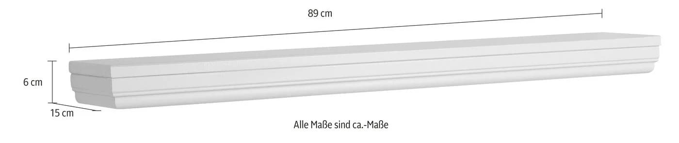 OTTO HOME Wandboard Vilma 2er Set Beige Gelaugt Geölt - Bild 3