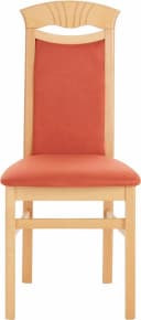 HOME AFFAIRE Esszimmerstuhl Franz Orange Buche Massivholz Bild 3