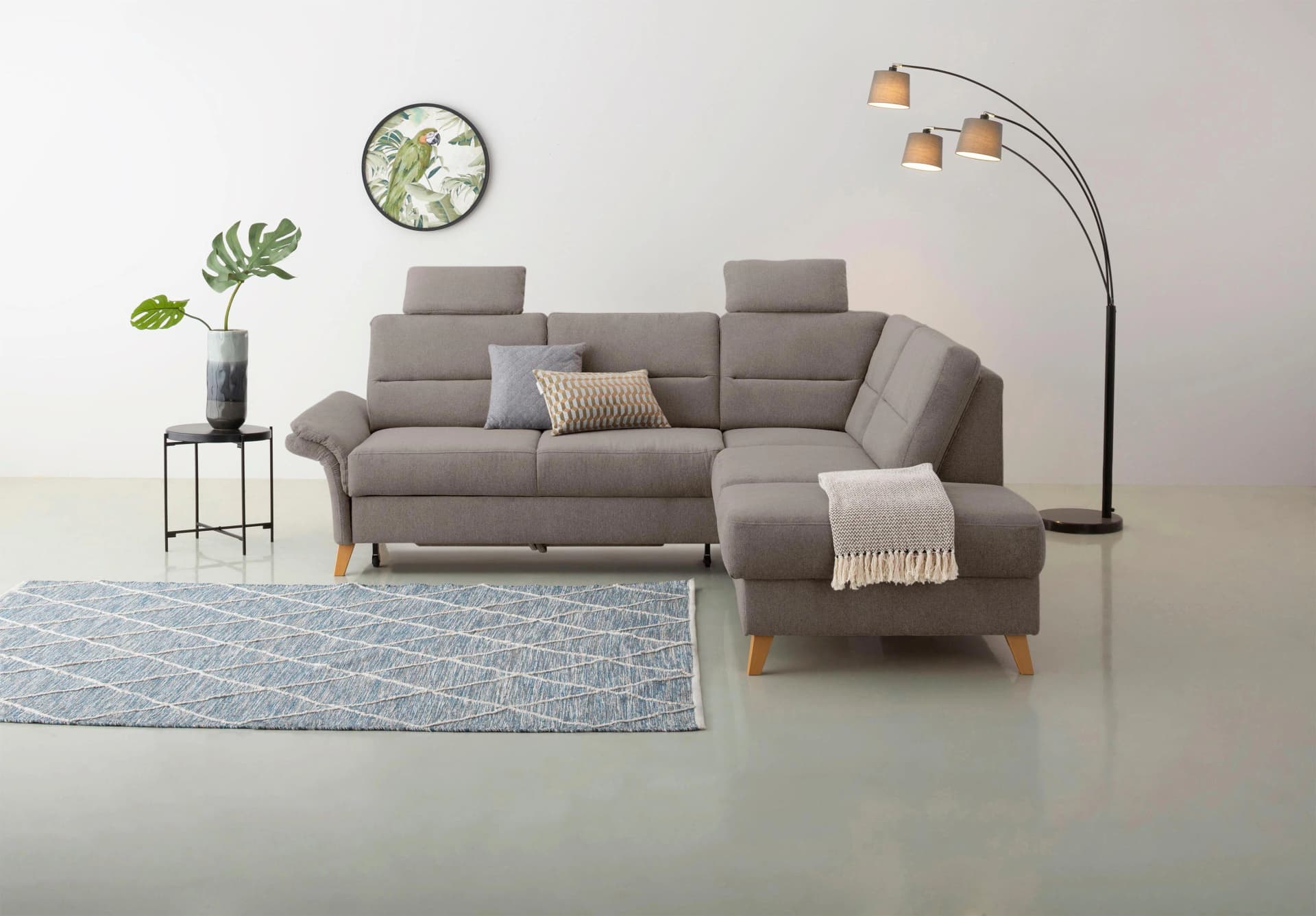 Home Affaire Ecksofa Westerland L-Form mit Bettfunktion
