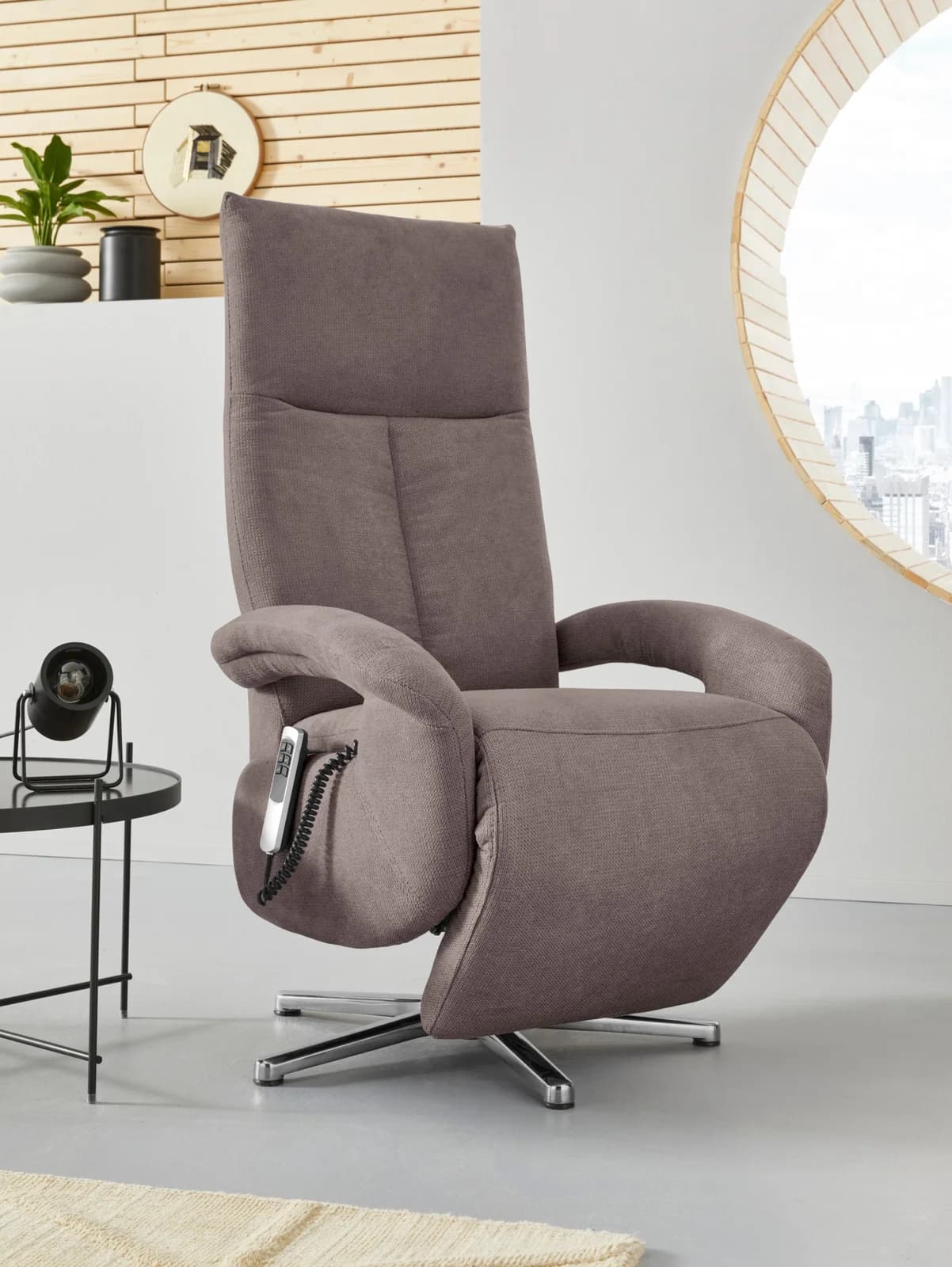SIT & MORE TV-Sessel Tycoon mit Kopfteilverstellung und 360° Drehfunktion