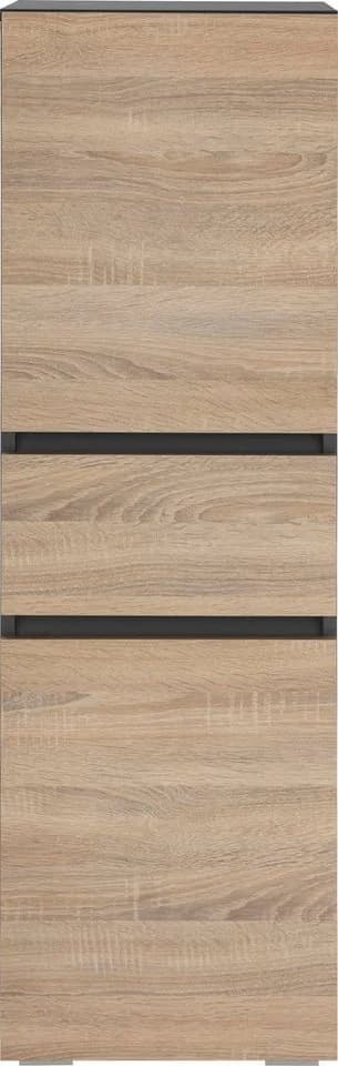 Midischrank Wisla Home affaire Anthrazit Eichefarben Sonoma - Bild 2