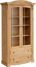OTTO HOME Anna Glasvitrine Massivholz Kiefer Beige Bild 2