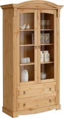 OTTO HOME Anna Glasvitrine Massivholz Kiefer Beige Bild 5