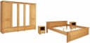 OTTO HOME Hugo Schlafzimmer-Set 4-tlg. Beige Massivholz Bild 1