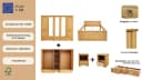 OTTO HOME Hugo Schlafzimmer-Set 4-tlg. Beige Massivholz Bild 3