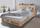 Palettenbett OTTO HOME ALASCO mit Schubladen Massivholz Natur Bild 2