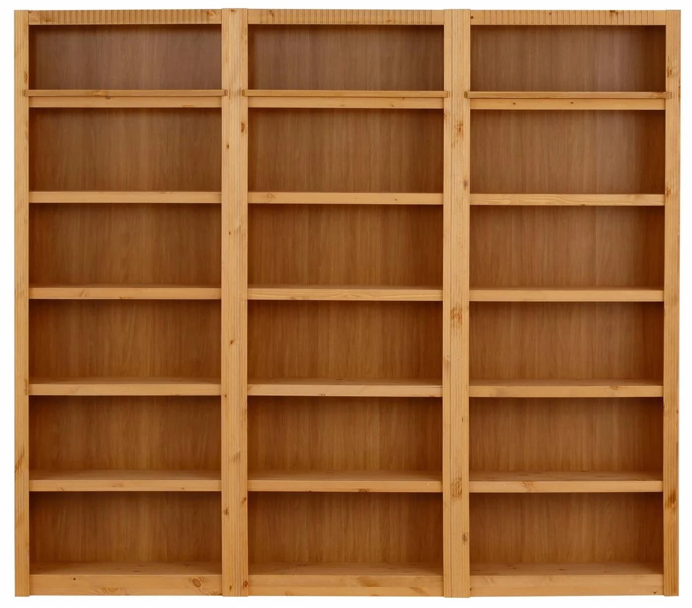 OTTO HOME Bücherwand Bergen 3-tlg. Massivholz Kiefer Beige