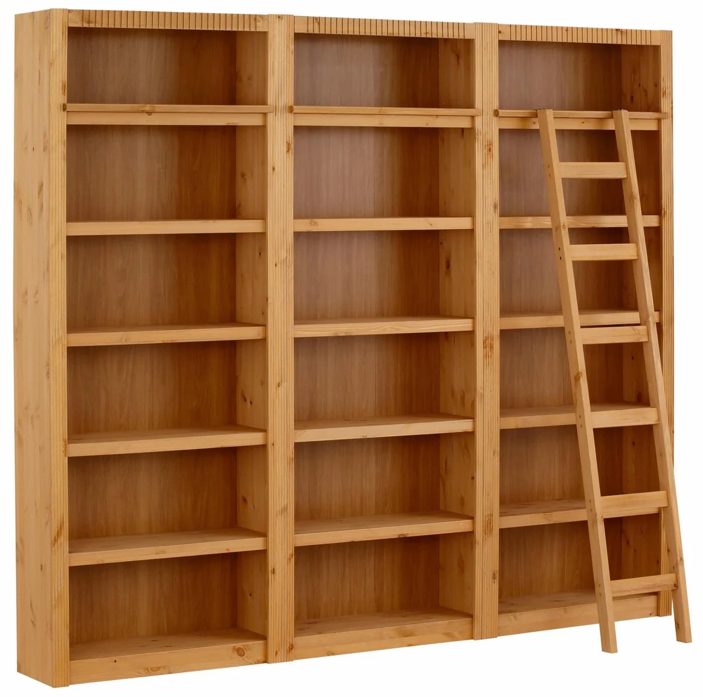 OTTO HOME Bücherwand Bergen 3-tlg. Massivholz Kiefer Beige - Bild 5