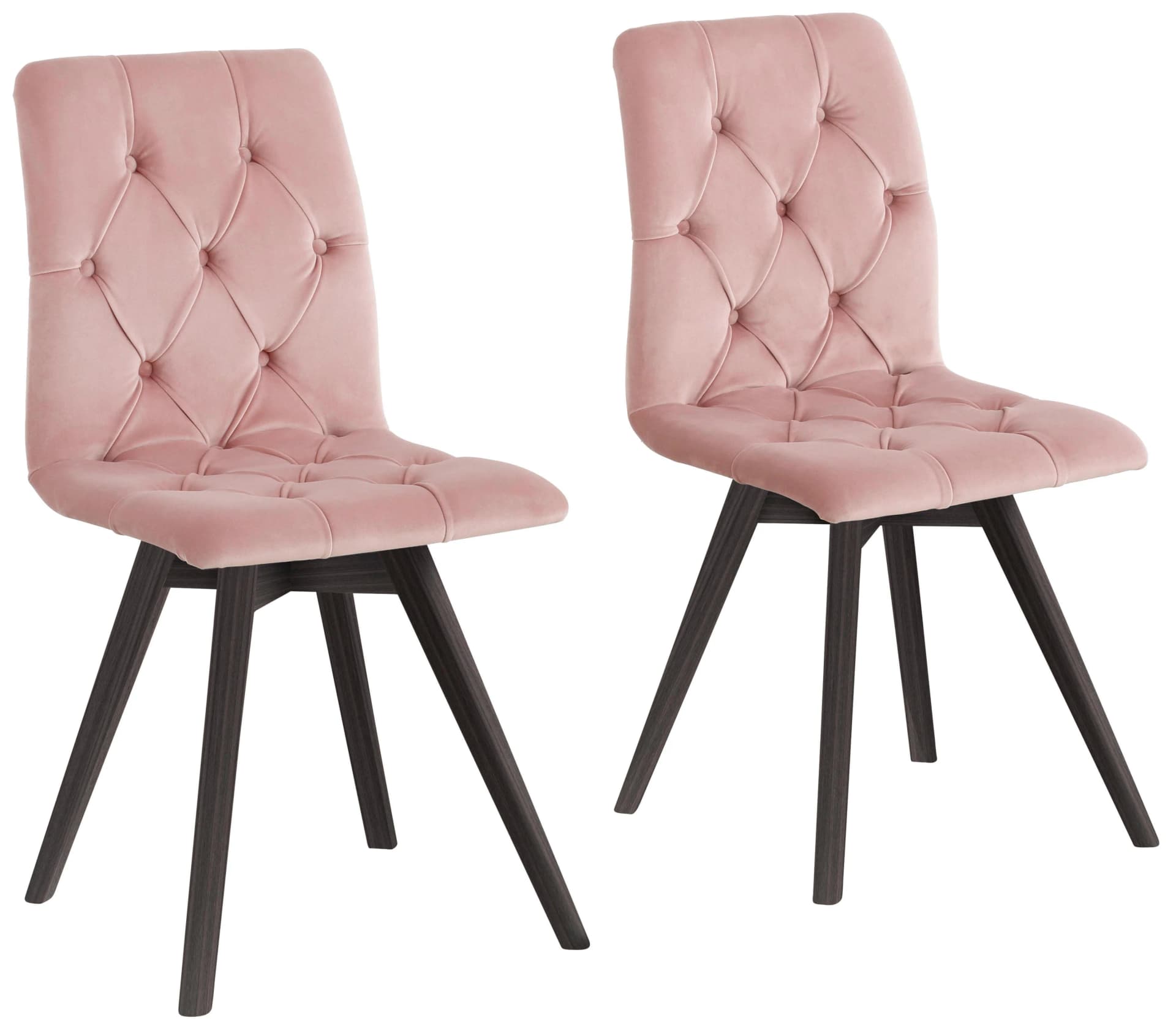 OTTO HOME Rania Esszimmerstuhl Rosa Wenge 2er Set