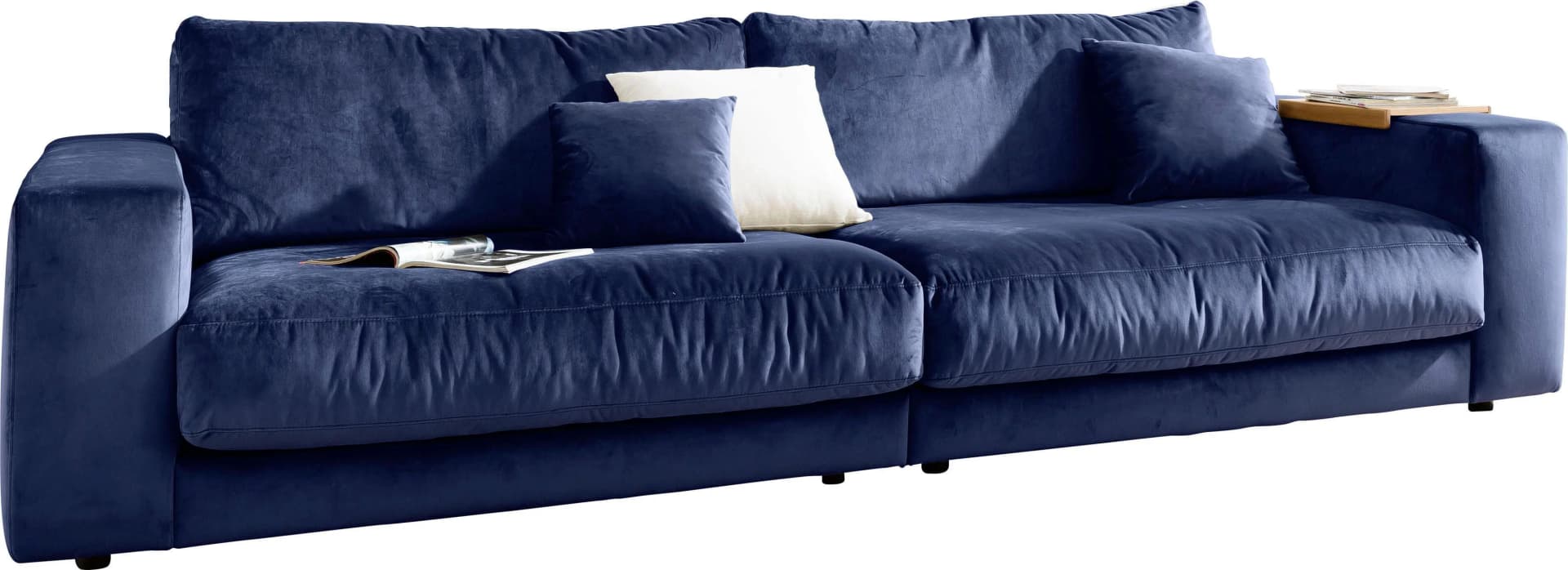 Big-Sofa 3C CANDY Enisa II Dunkelblau Samtoptik Modul