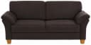 HOME AFFAIRE 3-Sitzer Sofa Borkum Anthrazit Luxus-Microfaser Bild 1