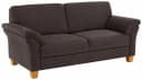 HOME AFFAIRE 3-Sitzer Sofa Borkum Anthrazit Luxus-Microfaser Bild 3