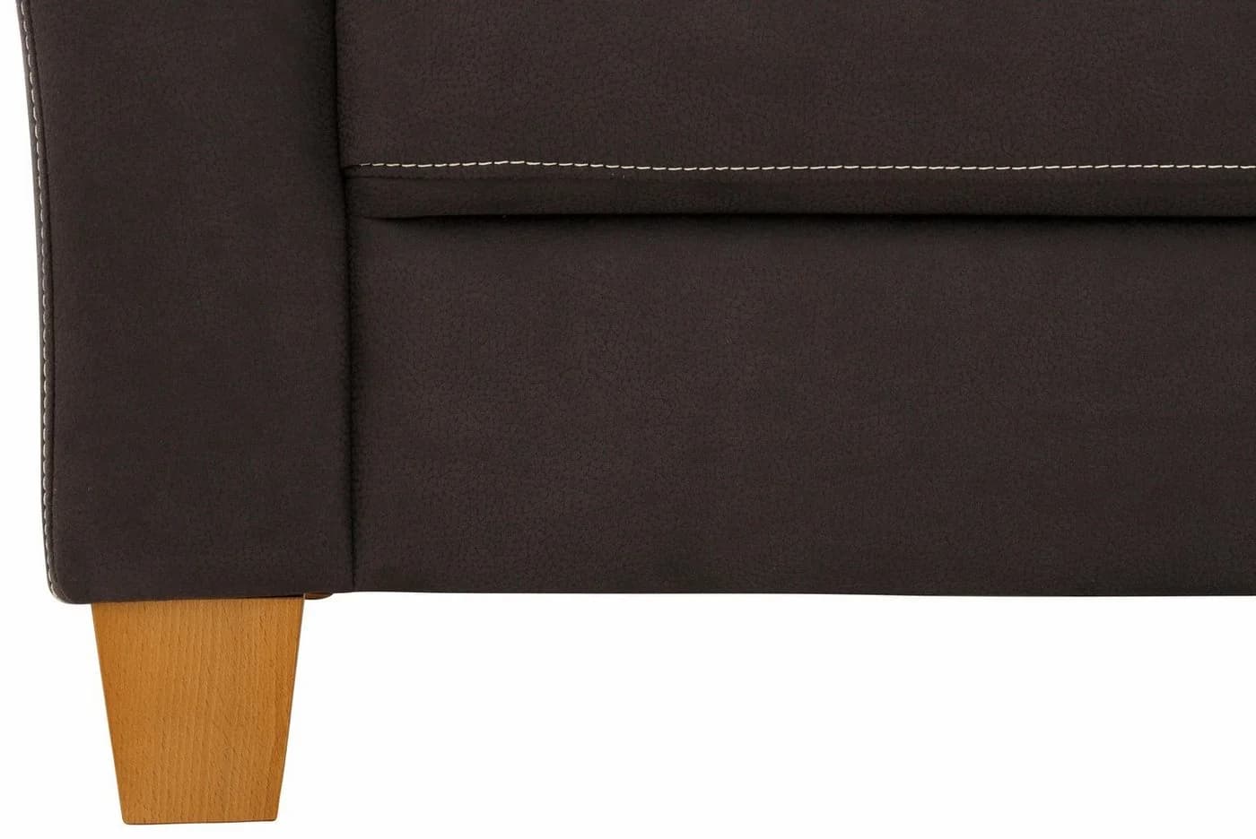 HOME AFFAIRE 3-Sitzer Sofa Borkum Anthrazit Luxus-Microfaser - Bild 5