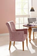 HOME AFFAIRE King Armlehnstuhl Rosa Eiche Natur Bild 1