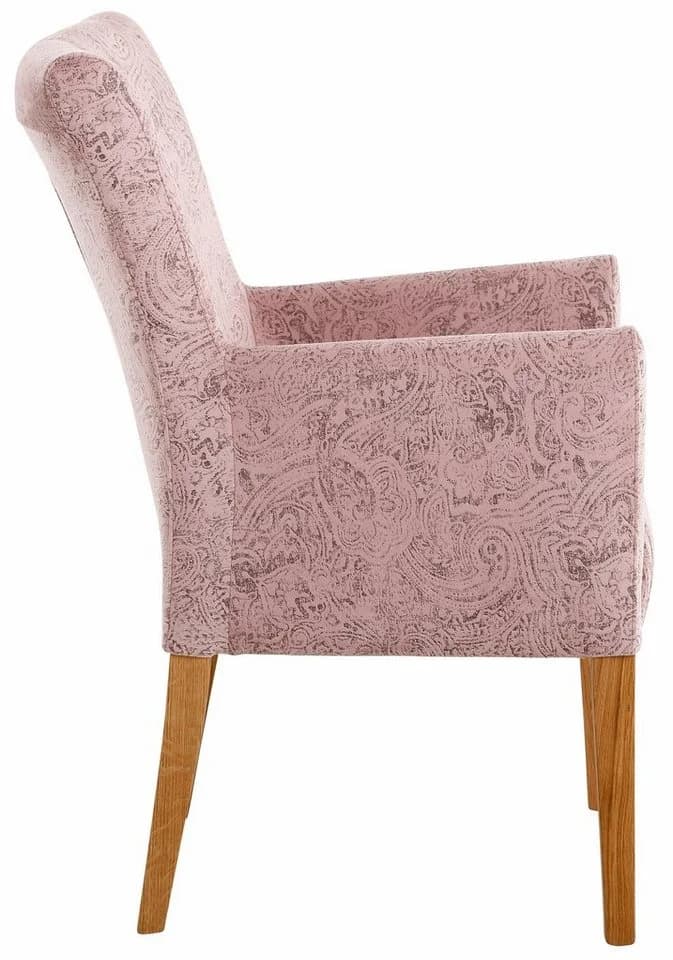 HOME AFFAIRE King Armlehnstuhl Rosa Eiche Natur - Bild 5