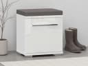 OTTO HOME Piano Schuhbank Weiß Hochglanz mit Sitzbank Bild 2