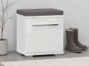 OTTO HOME Piano Schuhbank Weiß Hochglanz mit Sitzbank Bild 4