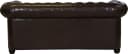 HOME AFFAIRE Chesterfield-Sofa Rysum Dunkelbraun Microfaser Lederoptik Bild 4