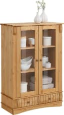 OTTO HOME Teresa Highboard Vitrine Landhaus Stil Geölt Bild 5
