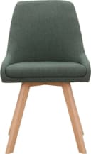OTTO HOME Esszimmerstuhl Dilla Set 2-tlg. Dunkelgrün Eichenholzbeine Bild 3