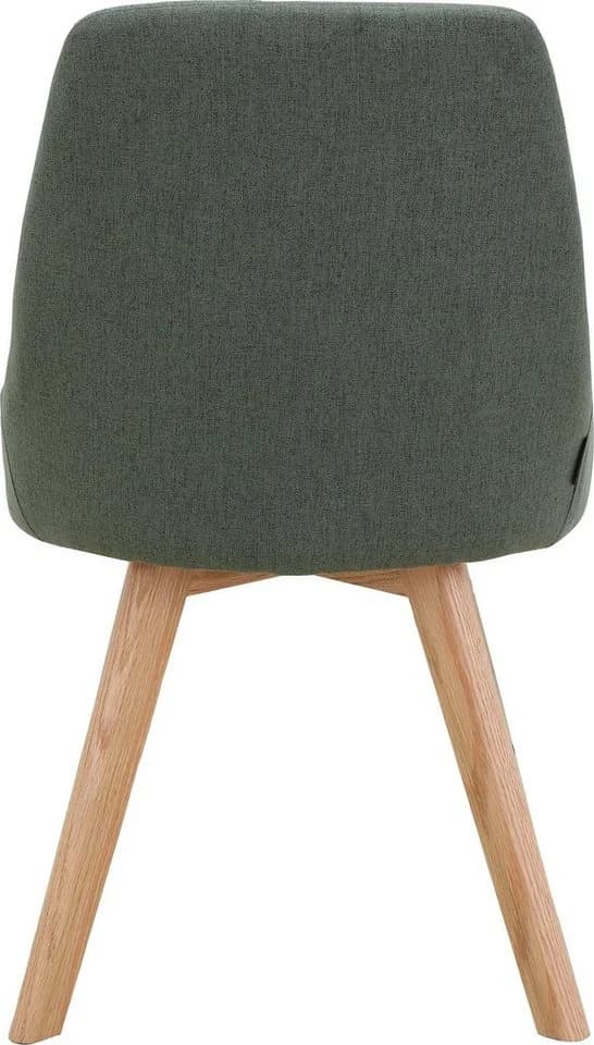 OTTO HOME Esszimmerstuhl Dilla Set 2-tlg. Dunkelgrün Eichenholzbeine - Bild 5