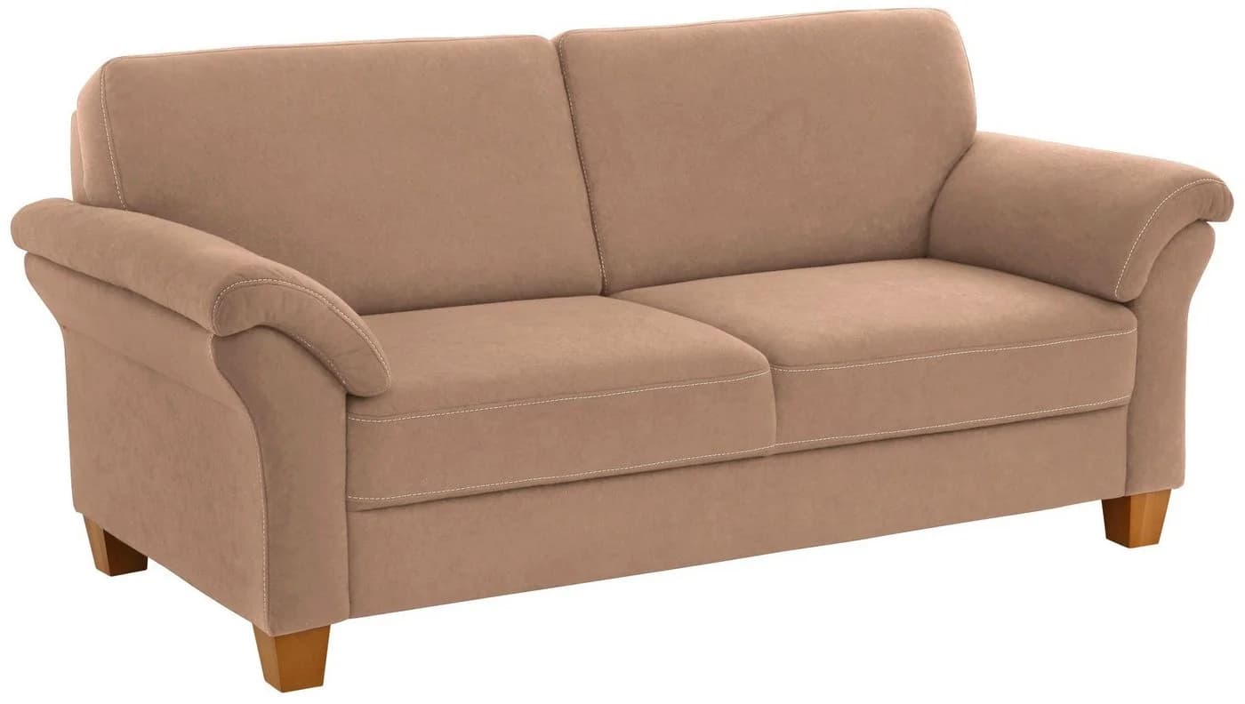 HOME AFFAIRE 3-Sitzer Sofa Borkum Braun Landhaus-Stil - Bild 2
